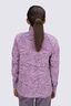 Macpac Kids' Ruru Fleece Pullover, Orchid Mountain Print, hi-res