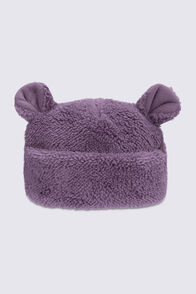 Macpac Baby Acorn Beanie, Black Plum, hi-res
