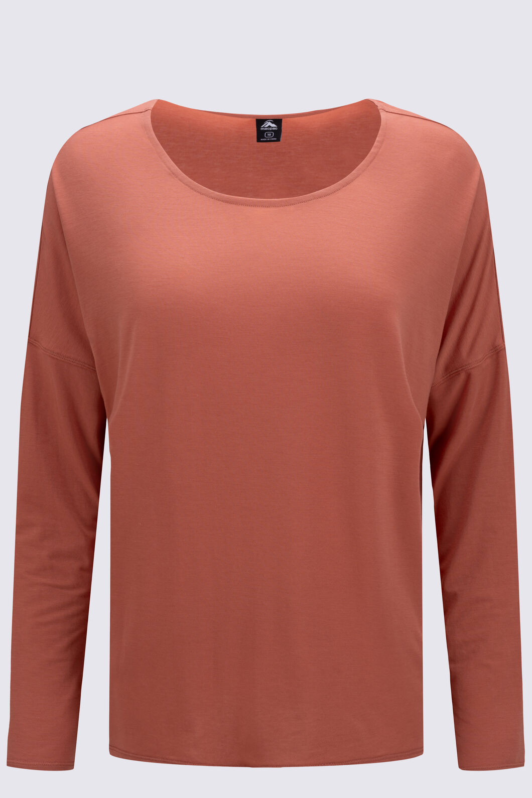 Macpac Women's Eva Long Sleeve T-Shirt, Aragon, hi-res