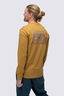 Macpac Men's Waihohonu Hut Fairtrade Organic Cotton Long Sleeve T-Shirt, Medal Bronze, hi-res