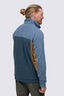 Macpac Men&rsquo;s Heritage Fleece Pullover, Bering Sea/Midnt Navy/Kangaroo, hi-res