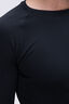 Macpac Men's Long Sleeve Exothermal Top, Black, hi-res
