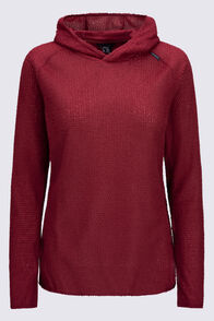 Macpac Women's Nitro Fleece Pullover, Pomegranate, hi-res