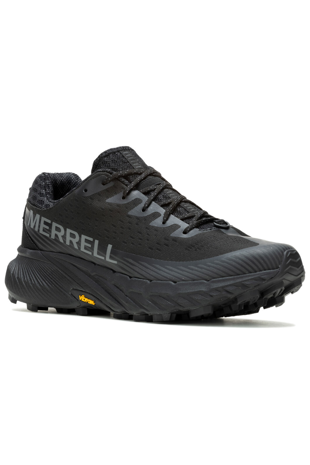 Merrell Men's Agility Peak 5 Trail Running Shoes, Black/Black, hi-res