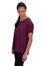 Macpac Women's Eva T-Shirt, Grape Wine, hi-res
