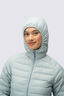 Macpac Women's Uber Light Hooded Down Jacket ♺, Grey Mist, hi-res