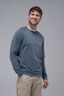 Macpac Men&rsquo;s 280 Merino Long Sleeve Crew, Stormy Weather Marle, hi-res