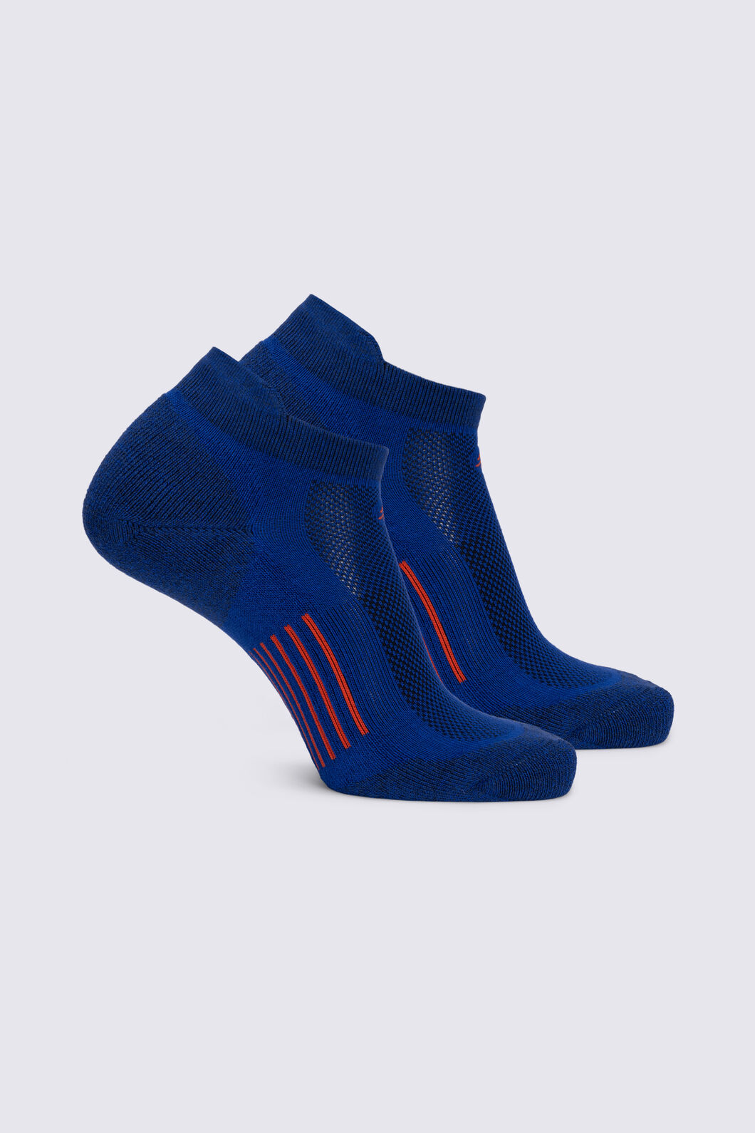 Macpac Trail Ankle Sock — 2 Pack, Naval Academy/Pureed Pumpkin, hi-res