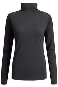 Macpac Women's 180 Merino Skivvy, Black, hi-res