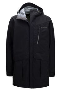Macpac Men's Copland Raincoat, Black, hi-res