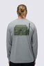 Macpac Men's Waihohonu Hut Fairtrade Organic Cotton Long Sleeve T-Shirt, Grey Marle, hi-res
