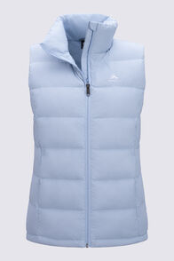 Macpac Women's Halo Down Vest ♺, Zen Blue, hi-res