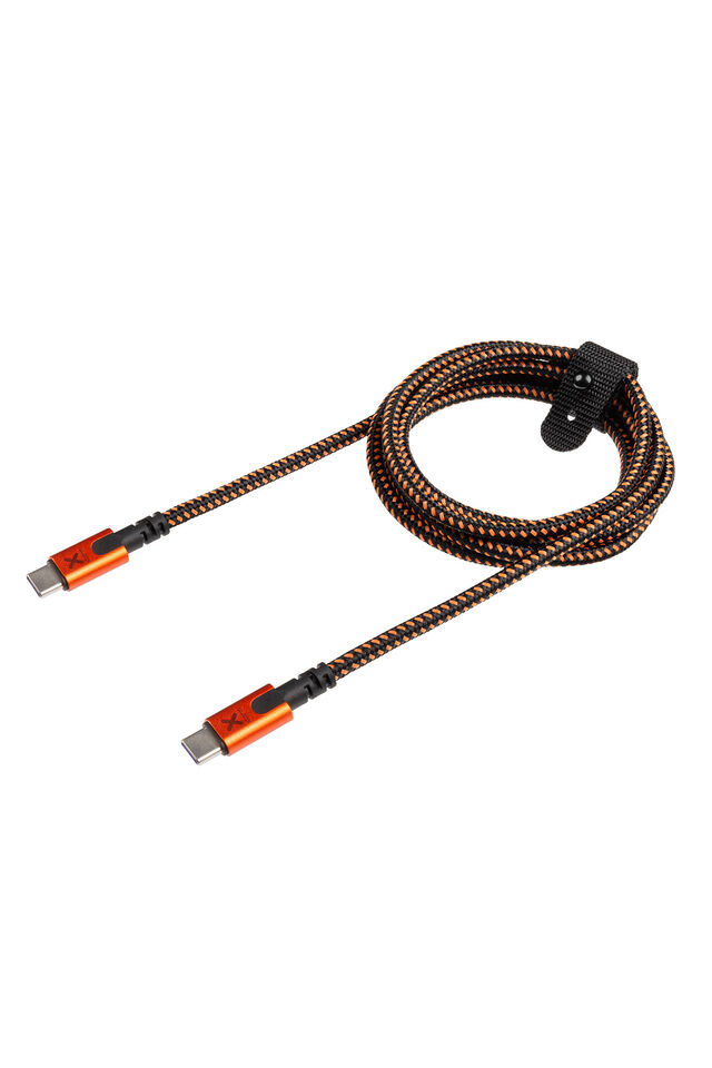Xtorm Xtreme USB-C PD cable 240w (1.5m), Black/Orange, view 1