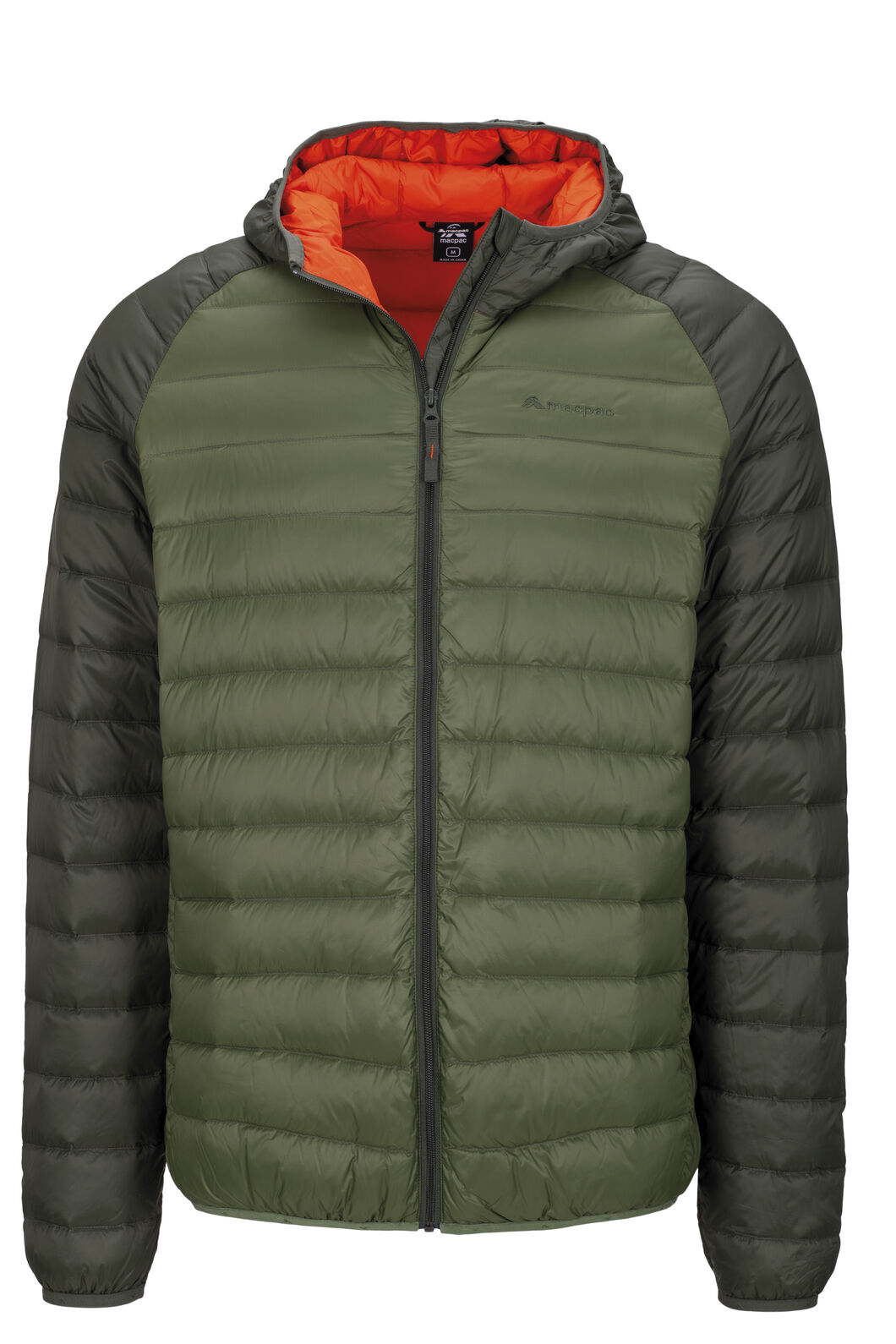 Macpac Men's Uber Light Hooded Down Jacket, Kombu/Bronze Green, hi-res