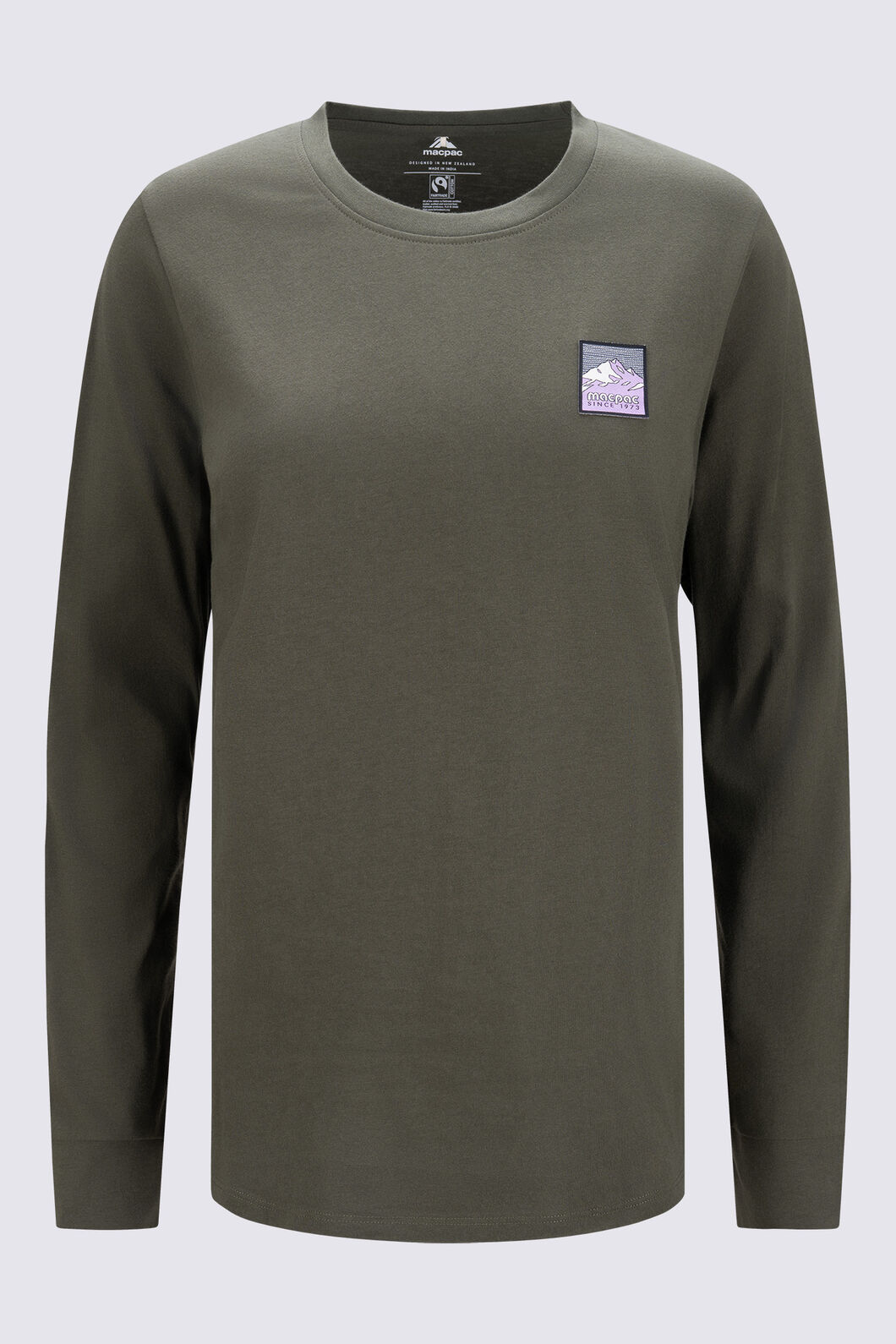 Macpac Women's Patch Long-Sleeve T-Shirt, Kambaba, hi-res