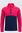 Macpac Kids' Ruru Fleece Pullover, Raspberry/Navy, hi-res