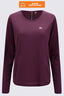 Macpac Women's Trail Long Sleeve T-Shirt, Fig, hi-res