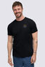 Macpac Men's Alps Fairtrade Organic Cotton Short Sleeve T-Shirt, Black, hi-res