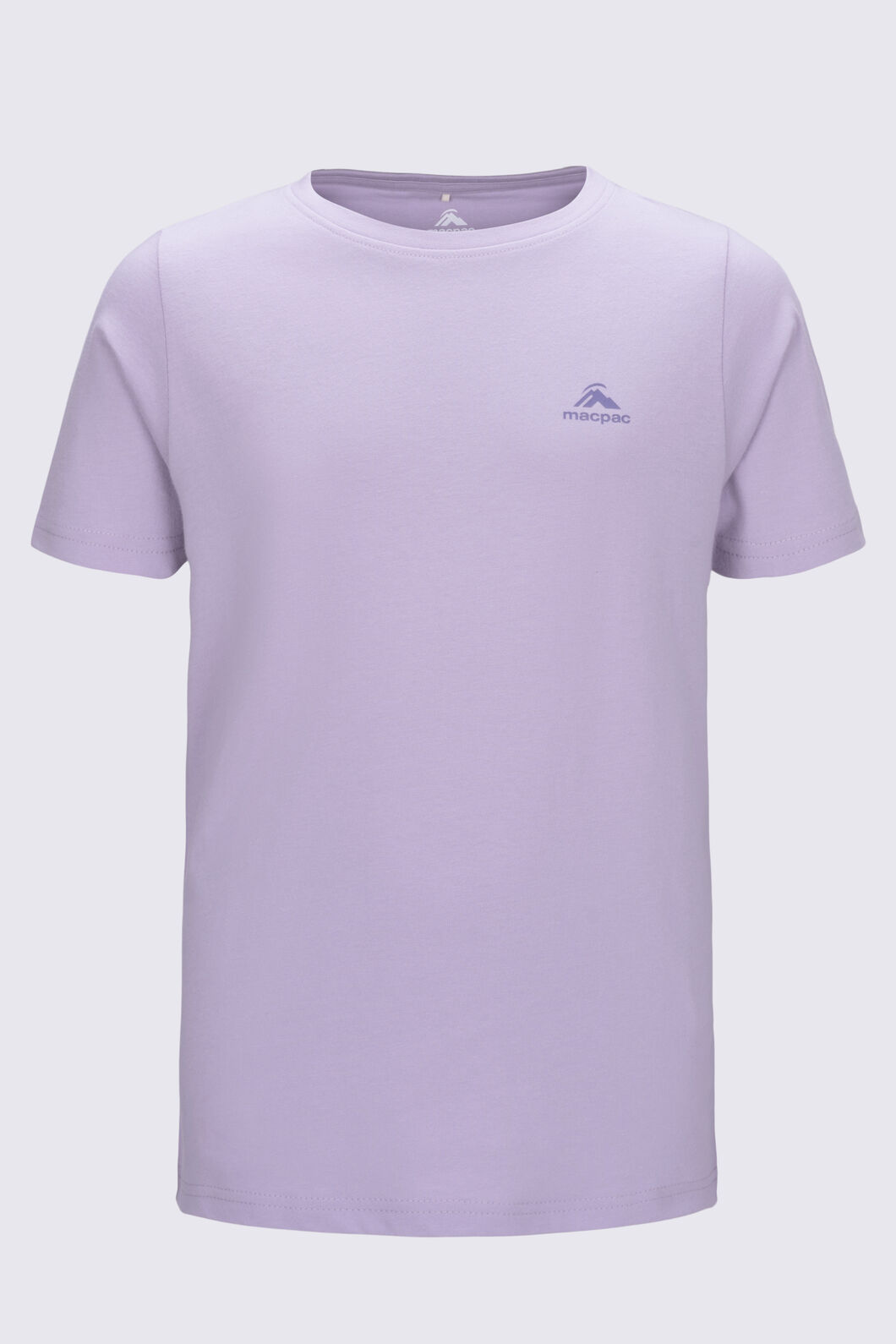 Macpac Kids' Kahurangi NP Fairtrade Organic Cotton T-Shirt, Orchid Petal, hi-res