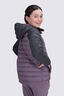 Macpac Kids' Uber Light Hooded Down Jacket, Asphalt/Arctic Dusk, hi-res