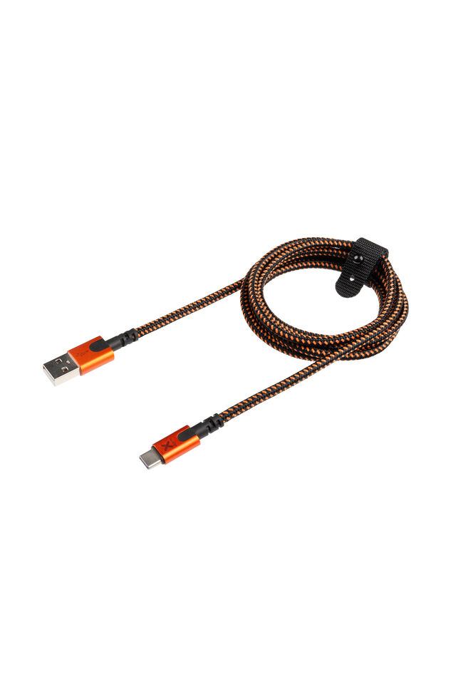 Xtorm Xtreme USB-C to Lightning cable (1.5m), Black/Orange, view 1
