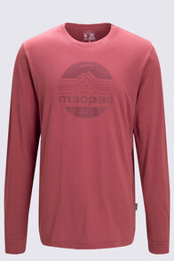 Macpac Men's Retro Graphic Long Sleeve T-Shirt, Apple Butter, hi-res