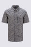 Macpac Men's Camp Printed Short-Sleeve Shirt, Dust Worn Lines Print, hi-res