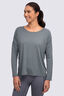 Macpac Women's Eva Long Sleeve T-Shirt, DARK FOREST, hi-res