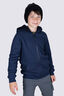 Macpac Kids' Waffle Sherpa Jacket, Navy Iris, hi-res
