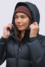 Macpac Women's Orb Hooded Down Coat, Black, hi-res