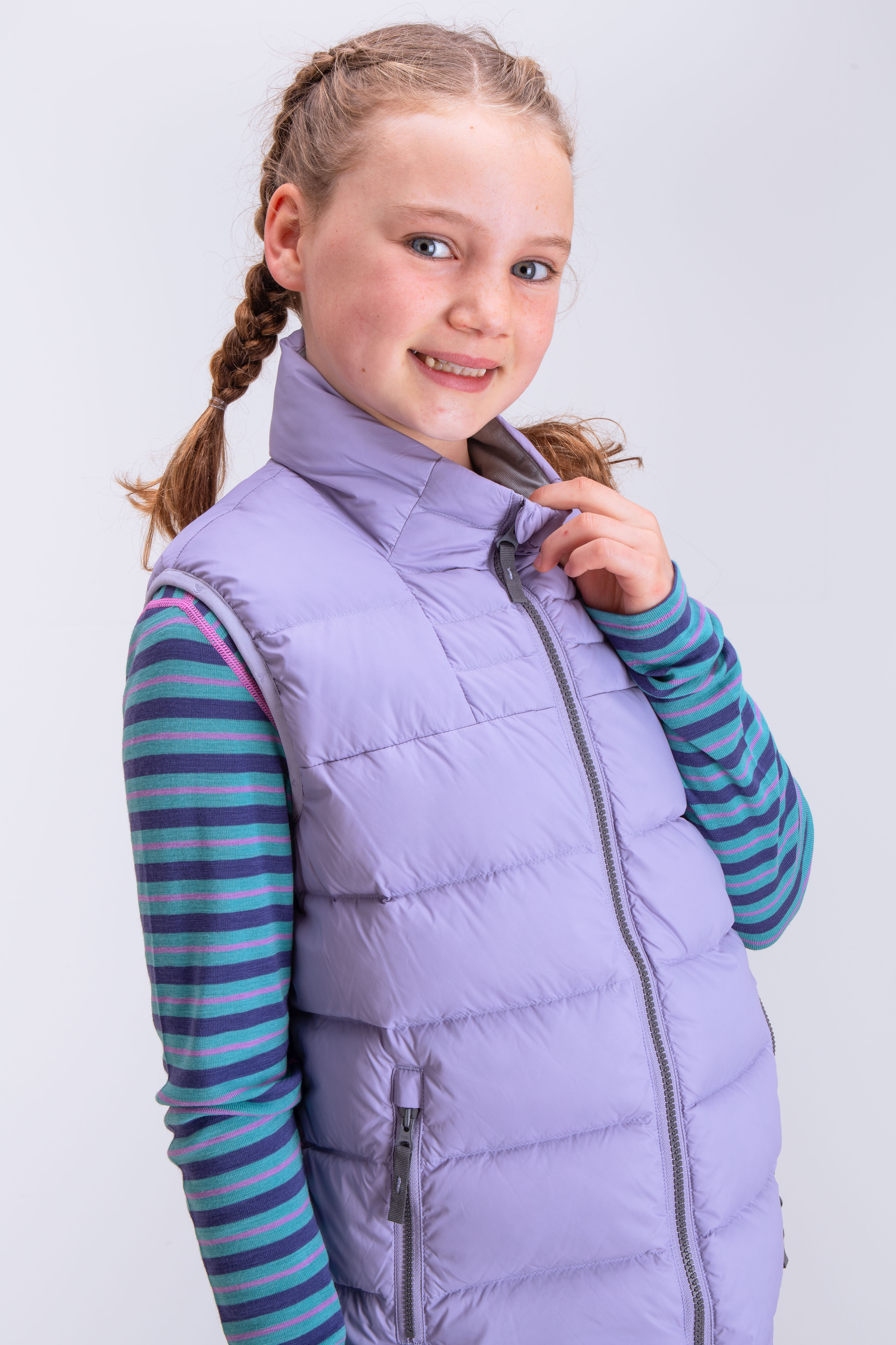 Purple down vest clearance