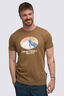 Macpac Men's Wilderness Equipment Fairtrade Organic Short Sleeve T-Shirt, Kangaroo, hi-res