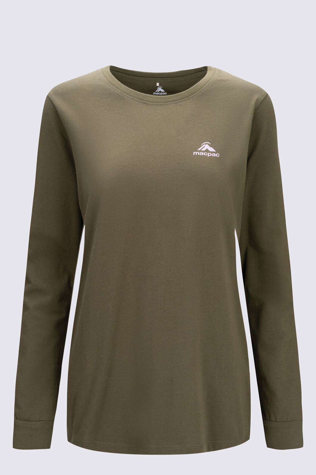 Macpac Women's Quattro Mountain Long Sleeve T-Shirt, Winter Moss, hi-res