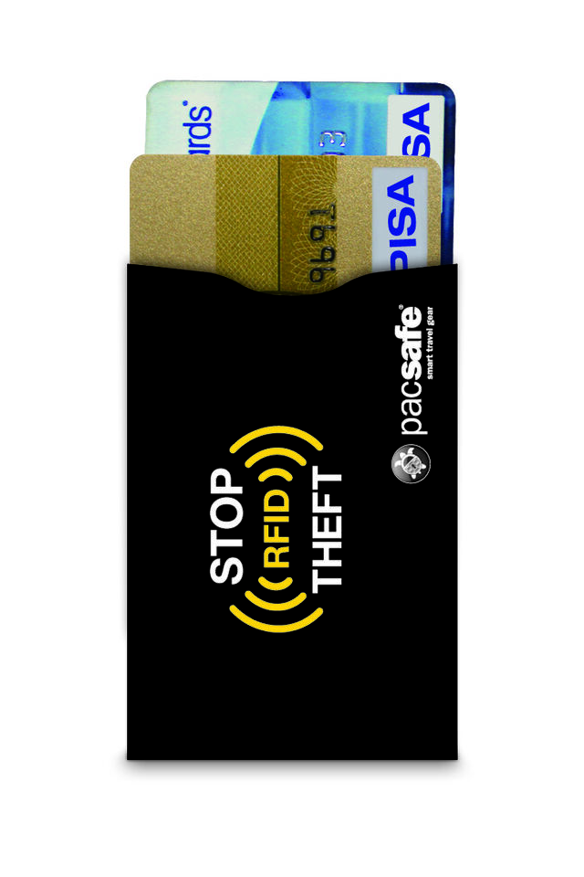 Pacsafe RFID Sleeve 25 2pk, Black, view 1