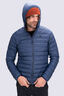 Macpac Men's Uber Light Hooded Down Jacket, Insignia Blue/Baritone Blue, hi-res