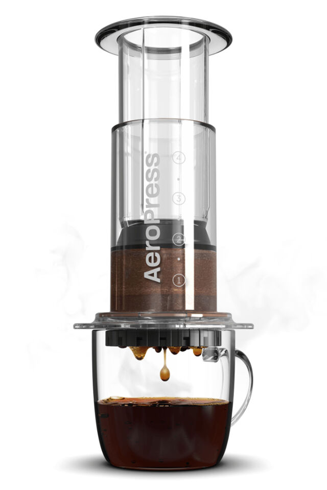 AeroPress Clear Coffee Maker, Clear, view 1