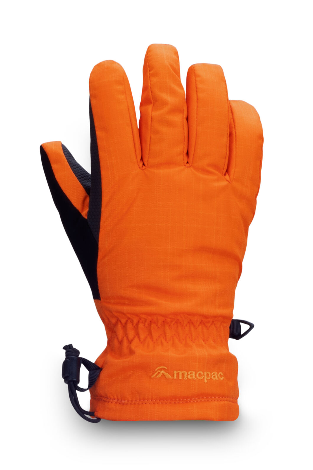 Macpac Kids' Spree Snow Glove, Russet Orange/Orange Flame, hi-res