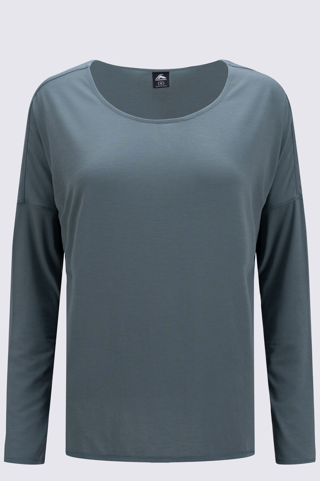 Macpac Women's Eva Long Sleeve T-Shirt, DARK FOREST, hi-res