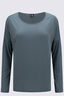 Macpac Women's Eva Long Sleeve T-Shirt, DARK FOREST, hi-res