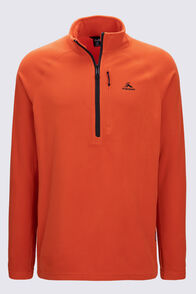 Macpac Men's Tui Fleece Pullover, Pureed Pumpkin, hi-res