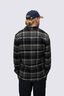 Macpac Men's Sutherland Slim Flannel Shirt, Asphalt Plaid, hi-res