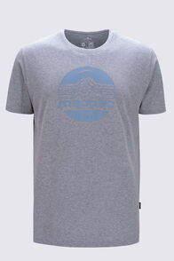 Macpac Retro Fairtrade Organic Cotton Tee — Men's, Grey Marle, hi-res