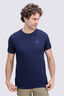Macpac Men's Vintage Embroidered Fairtrade Organic Cotton T-Shirt, Baritone Blue, hi-res