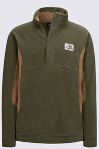 Macpac Men's Heritage Fleece Pullover, Winter Moss/Dull Gold, hi-res