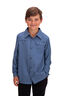 Macpac Kids' Mini Ranger Long Sleeve Shirt, Bering Sea, hi-res
