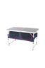 Macpac Folding Camp Table with Storage, Medieval Blue, hi-res