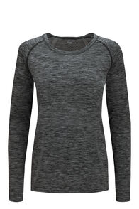 Macpac Women's Limitless Long Sleeve Tee, Total Eclipse, hi-res
