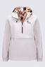 Macpac Women&rsquo;s Heritage Fleece Lined Windbreaker, Moonbeam/Heritage Print, hi-res