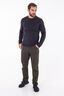 Macpac Men's 280 Merino Long Sleeve Crew, Charcoal Marle, hi-res