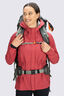 Macpac Women's Zephyr Rain Jacket, Garnet, hi-res